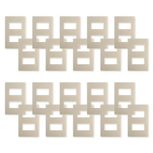 Want - Pack 20 Placas Doble Con Soporte Metálico - Dorado