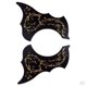 thumbnail image 4 of 2xzurdos 2xdiestros 40/41'' Guitarra Popular Golpeador Scratch Plate Negro + Dorado, 4 of 6