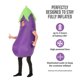 thumbnail image 5 of Disfraz inflable Morph Egg Plant para adultos, 5 of 7