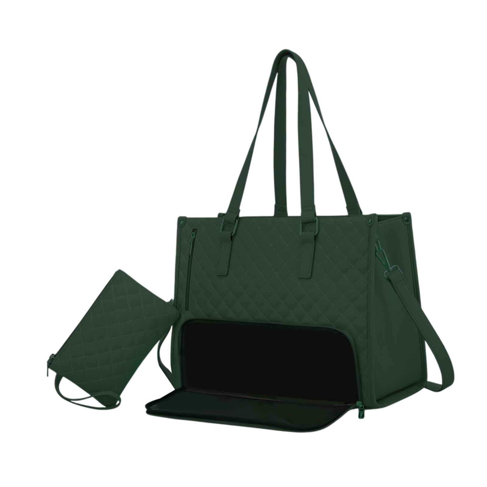 Bothyi - Bolsa De Bolsas Para Mujer Bolsa De Lonchera Acolchada Bag Para Collage Office Casual Green
