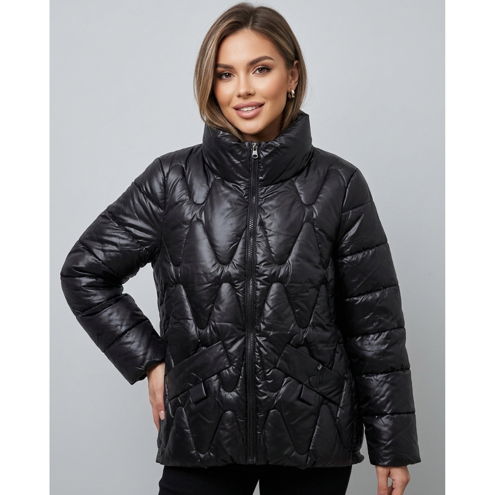 Flix Spa - Parka Premium Puffer Brillo Soporte Y Calor Pro