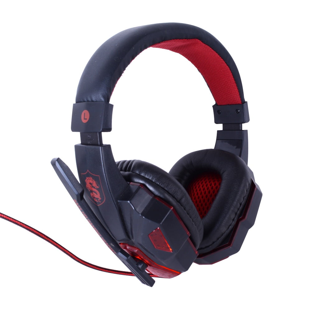 Audifono Gamer Con Microfono Rojo Fastlink