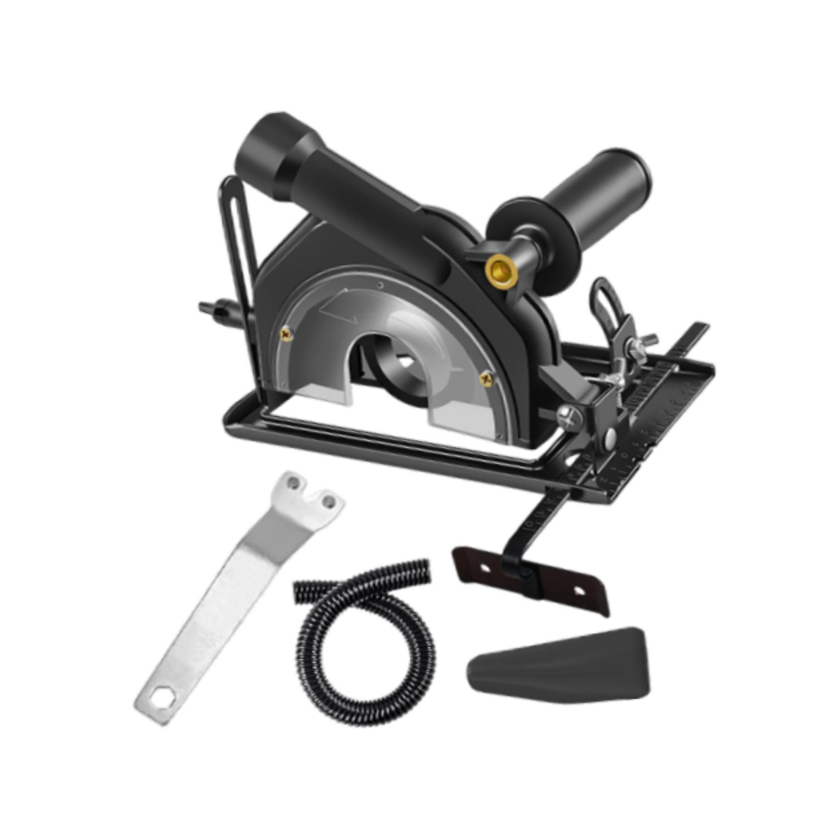 Ioensy - Soporte De Ranurado De Corte Compatible Con Amoladoras Angulares De 100-125 Mm Con Regla Guía