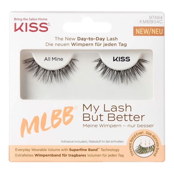 Pestañas postizas KISS My Lash But Better All Mine (paquete de 2)