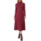 thumbnail image 1 of INSPIRE CHIC Vestidos de punto acanalado de otoño para mujeres Cuello simulado Casual Manga larga Vestido maxi M Vino Rojo, 1 of 6