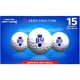 thumbnail image 1 of Pelotas Golf Zero Friction B52 Distance 15 Unidades Blancas 2 Capas, 1 of 3