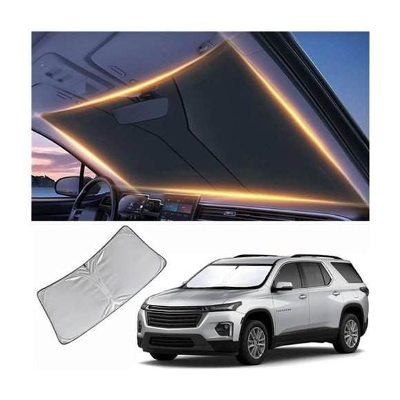 Cobertor solar LZYYQX para Chevy Traverse 2010-2025 Bloqueo UV