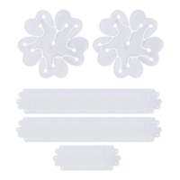 Bothyi - 100 Clips De Flores Para Globos, Lazos De Globos Reutilizables Para Eventos, Cumpleaños, Bodas, Estilo A 2,56 Pulgadas