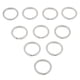 thumbnail image 2 of 10 Unids Acero Inoxidable O Anillo Deportes Llavero Hebilla Titular Camping Plata 20mm, 2 of 5