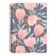 thumbnail image 1 of Libreta Azul Diseño Flores 18*25 80 Hojas, 1 of 2
