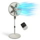 thumbnail image 1 of Ventilador de pedestal Lasko Cyclone 1885, 18 pulgadas, 3 velocidades, blanco, 1 of 3