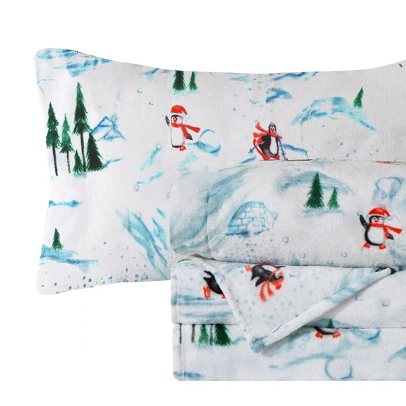 Juego de sábanas Elegant Comfort, lujosamente suave, de terciopelo, doble
