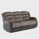 thumbnail image 2 of Sofá 3 Cuerpos Reclinable Moderno Café Praga 8040SBR, 2 of 8