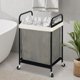 thumbnail image 3 of Carrito clasificador rodante Laundry Hamper STO STO de 90 L con bolsa interior, 3 of 6