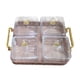 thumbnail image 2 of Compartimento Para Plato De Aperitivo, Bandeja Decorativa, Cuenco Para Dulces, 4 Rejillas, 2 of 3