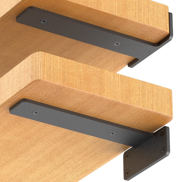 Soportes flotantes para estantes Starunder, paquete de 6 unidades, 15 cm, resistentes