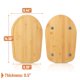 thumbnail image 2 of BAMBOO LAND - Base deslizante de bambú para batidora KitchenAid, color marrón natural, deslizador de madera para encimera, compatible con KitchenAid de 4,5 a 5 cuartos, 2 of 8