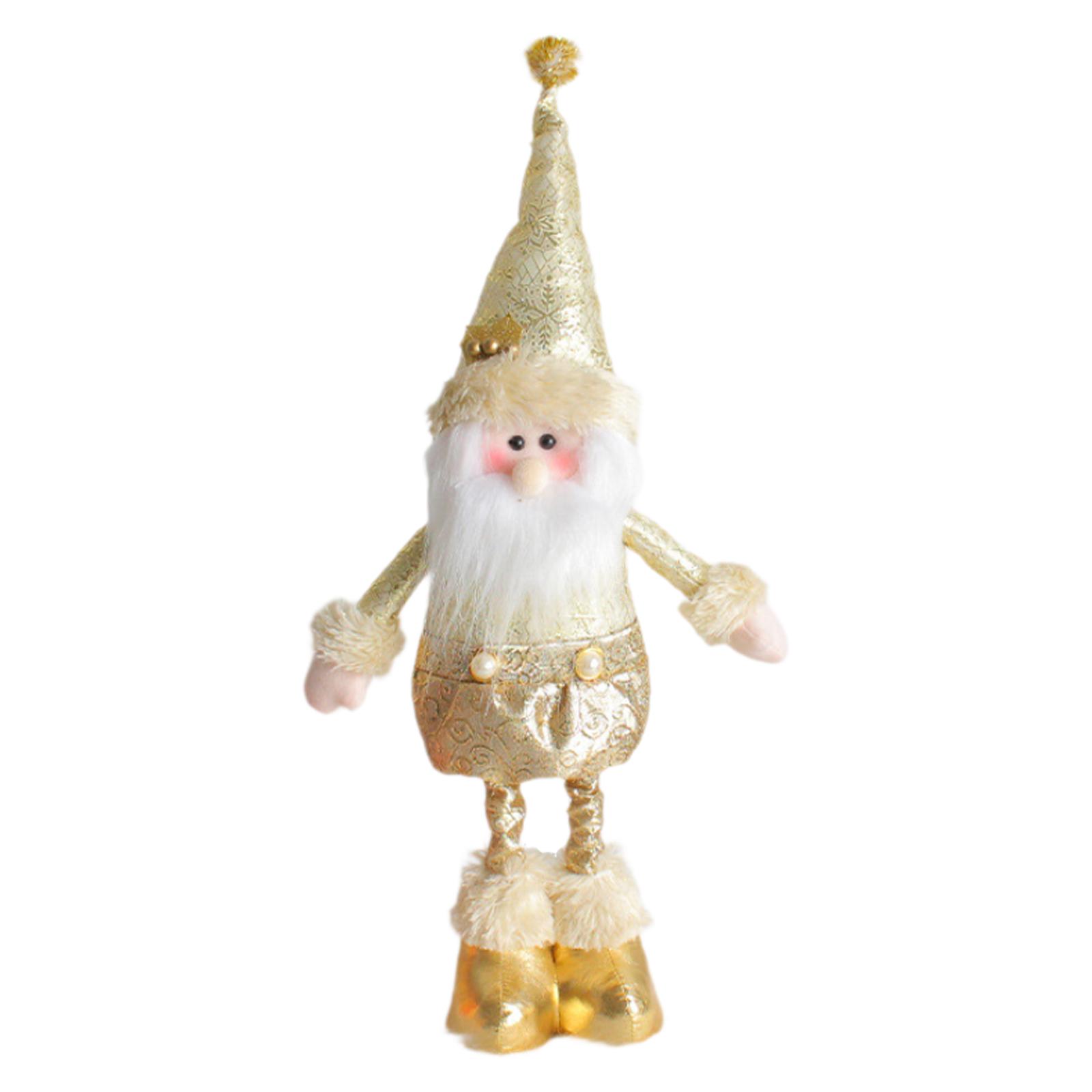 Bothyi - Figura Navideña Con Patas Telescópicas, Cómoda Muñeca Navideña De Pie, Papá Noel