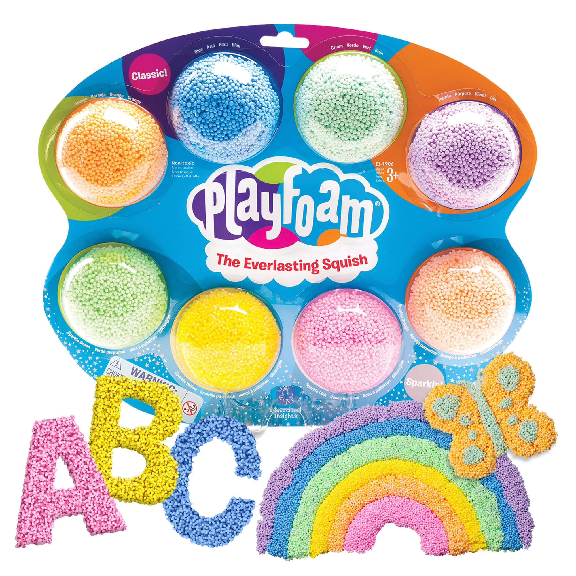 Educational Insights - Fidget Toy & Sensory Toys Playfoam, Paquete De 8 Ideas Educativas