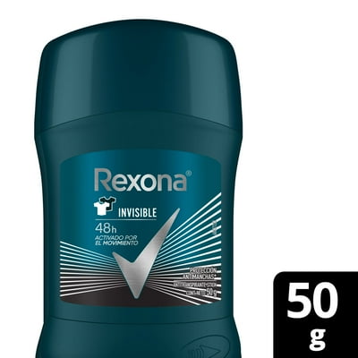 Desodorante En Barra Invisible 50G 50 G Rexona Men