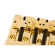 thumbnail image 2 of Puente para bajo Fender HiMass de 4 cuerdas, latón dorado, 2 of 2