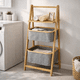 thumbnail image 4 of Mueble Organizador De Bambú 3 Niveles Plegable, 4 of 8