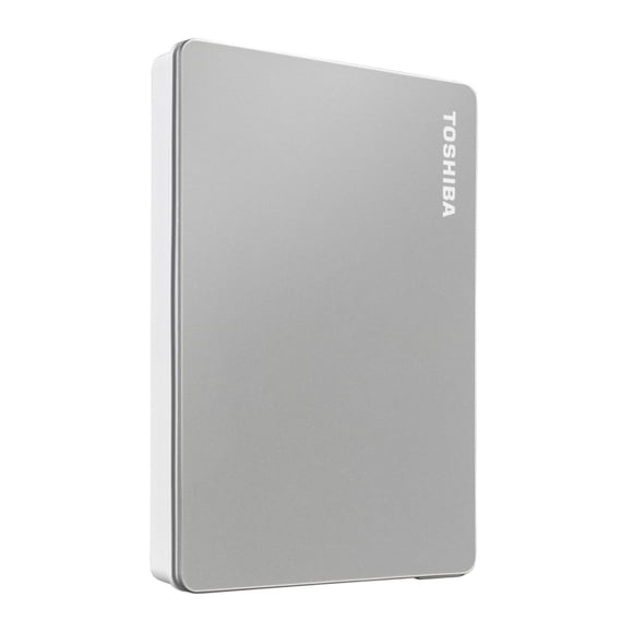 Disco Duro Externo HDD 1TB Canvio Flex Plateado con Cables USB-C y USB-A