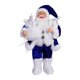 thumbnail image 2 of Adorno Navideño De Muñeco De Papá Noel, Figura Para Escaparate De Vacaciones, Hogar, Azul, 2 of 5