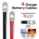 thumbnail image 2 of Cable de batería TOPDC 4 AWG de cobre de 61 cm con terminal de anillo de 3/8", 2 of 7