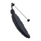 thumbnail image 5 of Marcapáginas De Metal Con Plumas, Marcapáginas Con Gancho Y Cuentas Para Ni?os, Amantes De Los Libros, Color Negro, 5 of 5