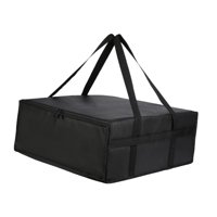 Magideal - Pizza Bolsa Aislante Para Mantener Caliente Bolsa Portadora De Pizza Bolsa Térmica Para Alimentos Fríos Y Bebidas Con Asa Ergonómica Adecuada Para Reu 50X50X15Cm