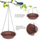 thumbnail image 3 of Bañera colgante para pájaros VUWEZ 30 cm color chocolate – Paquete de 1 unidad, 3 of 8