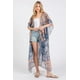 thumbnail image 3 of Kimono Largo Con Frente Abierto Y Estampado Bohemio, 3 of 5