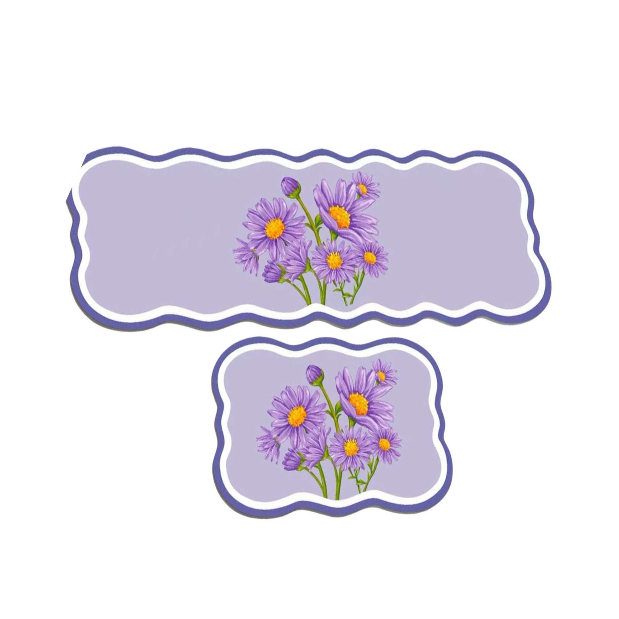 Teng Fei - Alfombras Decorativas Cocina Antideslizante Diseño Margarita