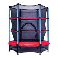 Little Monkey - Cama Elástica 1.4Mts Niños Malla Protectora Rojo