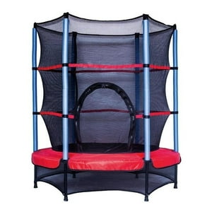 Little Monkey - Cama Elástica 1.4Mts Niños Malla Protectora Rojo