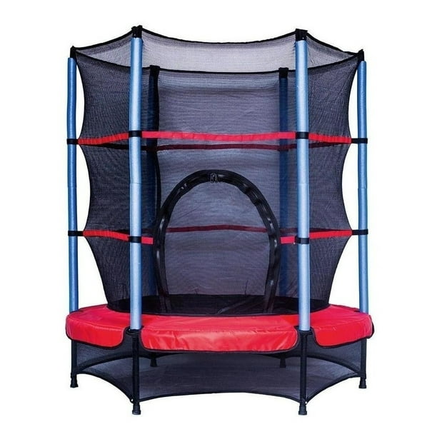 Cama Elástica 1.4mts Niños Malla Protectora Rojo