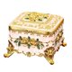 thumbnail image 1 of Joyero Vintage De Estilo Europeo, Caja Del Tesoro, Caja De Baratija Esmaltada Cuadrada, 1 of 5