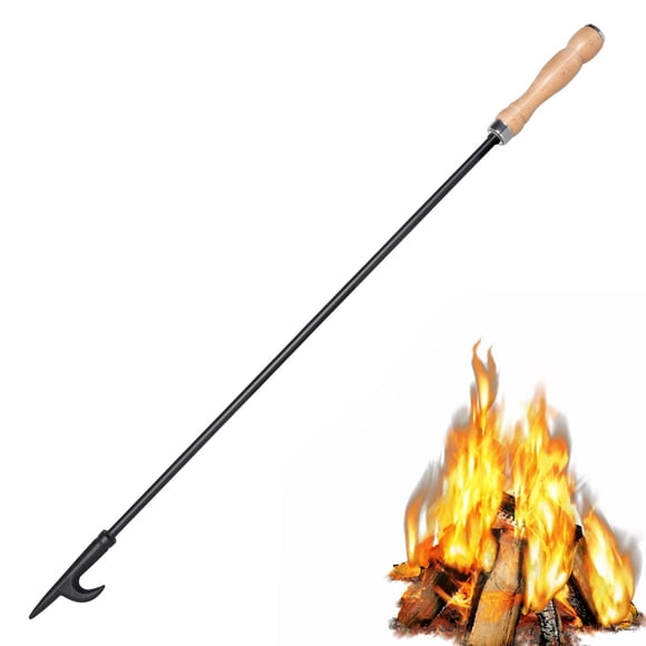 Bastón para fogatas Fire Poker AGM, 32 cm de largo, muy resistente