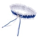 thumbnail image 3 of Liga Nupcial De La Boda Del Cordón Del Satén Con Los Accesorios Del Partido Del Lazo De La Cinta Azul, 3 of 3