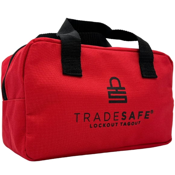 Bolsa Lockout Tagout TRADESAFE de lona de poliéster con asas
