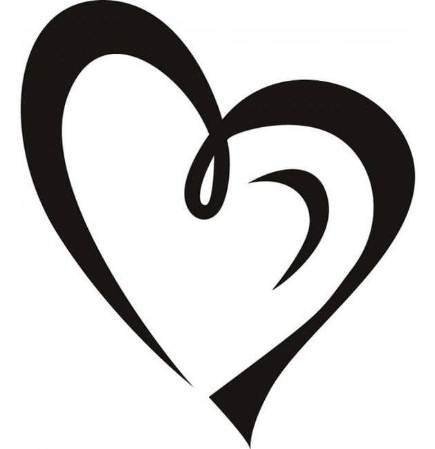 Rienda Libre Graphics - Decomural Love Heart Valentines Ws-15375