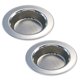 thumbnail image 1 of Coladores para fregadero Seatery de acero inoxidable, 11.4 cm, 2 piezas, 1 of 6