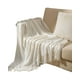 thumbnail image 2 of Mantas Decorativas para sofas camas con Flecos 127x152 cm Blanco, 2 of 4