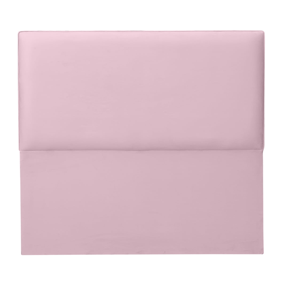 Espacio Hogar - Respaldo Flat Super King Felpa Rosado Claro