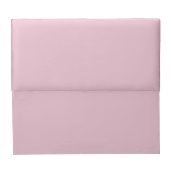 Respaldo Flat Super King Felpa Rosado Claro