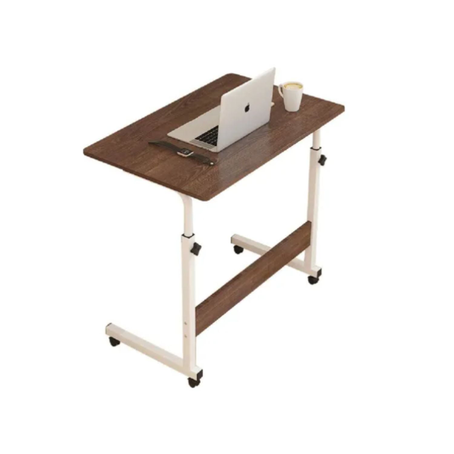 Genérico - Mesa Escritorio Portátil Notebook Altura Ajustable Marron