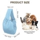 thumbnail image 2 of Uxcell Transportador de Eslinga para Perros y Gatos Pequeños, Algodón Suave con Bolsillo, (Azul Cielo), 2 of 6