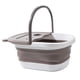 thumbnail image 4 of Cubo Para Baño De Pies, Ahorro De Espacio, Cubo Para Baño De Pies Grande Y Duradero, Bañera Plegable Para Pies, Color Blanco Y Gris, 4 of 5
