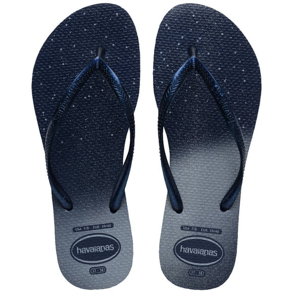 Sandalia Mujer Slim Gloss Azul Havaianas